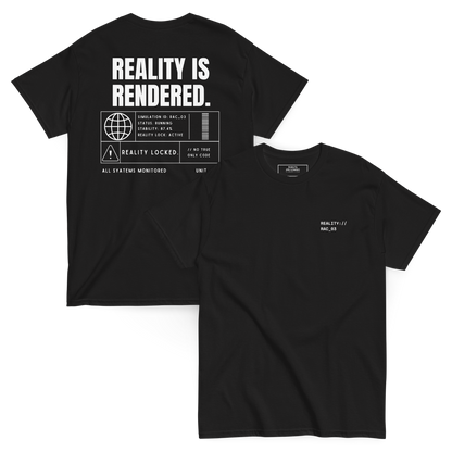 REALITY IS RENDERED — RAC_03 Classic Tee