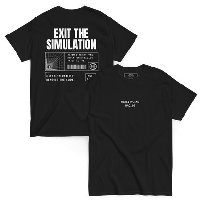 EXIT THE SIMULATION — RAC_02 Classic Tee